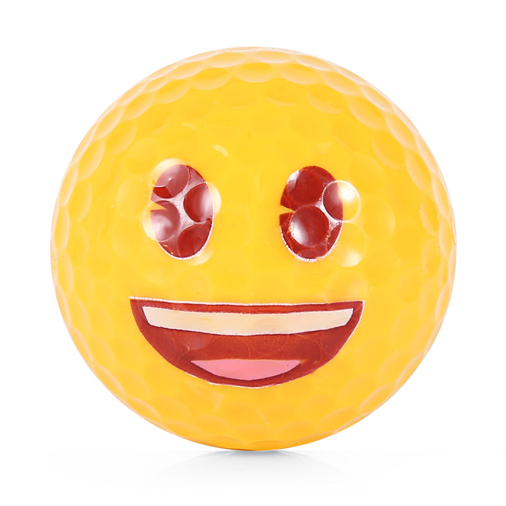 Top Quality Emoji Funny Golf Ball Your Package Can Be Customized